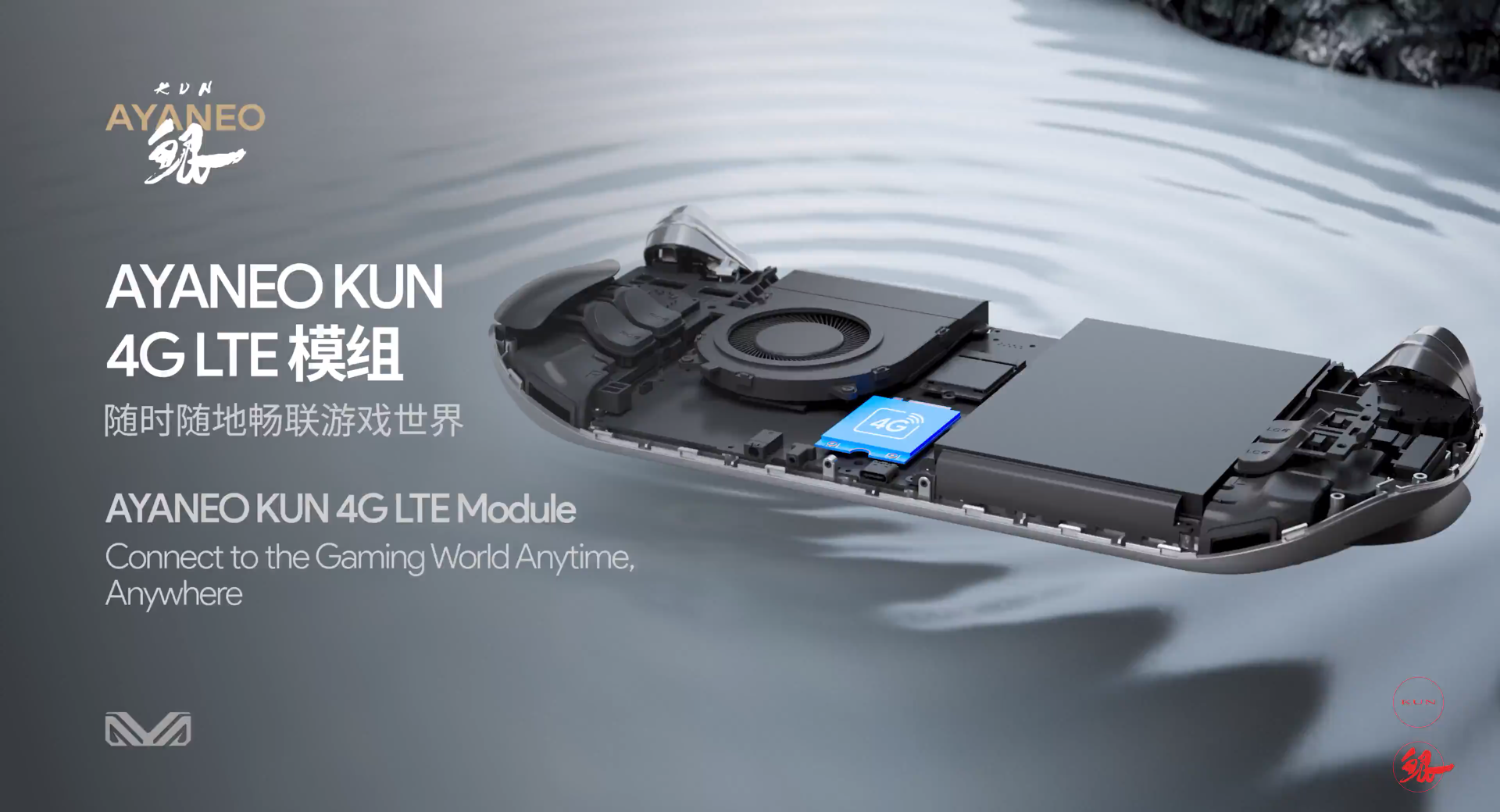 AYANEO KUN 4G LTE 模组 安装教程